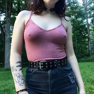 Striped Brandy Melville tank